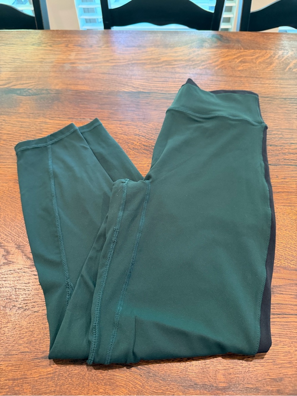 nuuds Motion High-Waist Forest Green Leggings - Picture 2 of 4